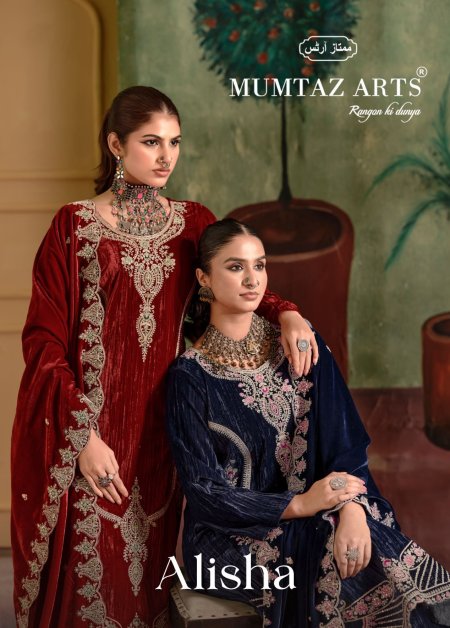 Alisha By Mumtaz Arts Crush Velvet Salwar Kameez